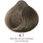 TMT Milano Art Collection Crema Colorante Luminacolor 6.1 Rubio Oscuro Ceniza 100ml - 1